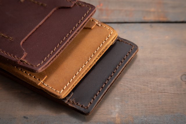 Handmade Leather Passport Wallet