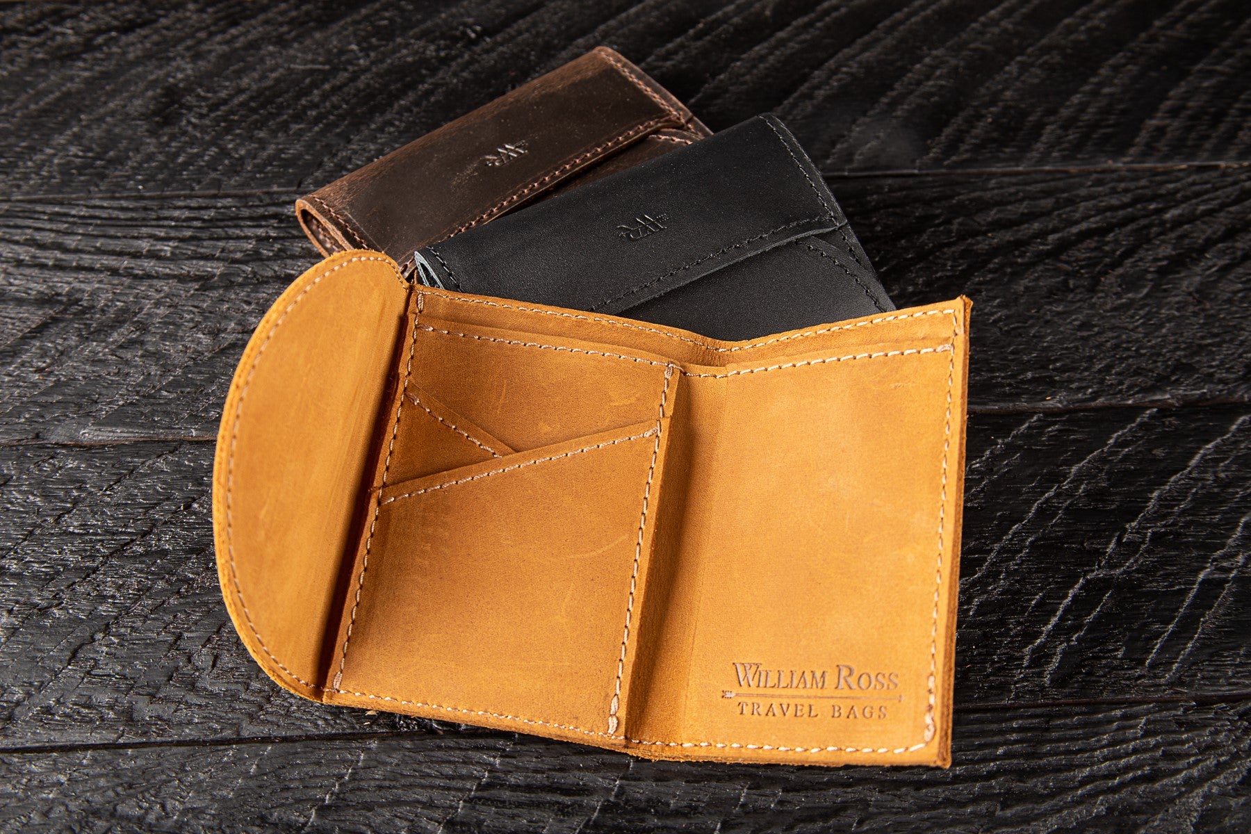 William Ross Luxury Travel Accessories Leather Front Pocket Wallet